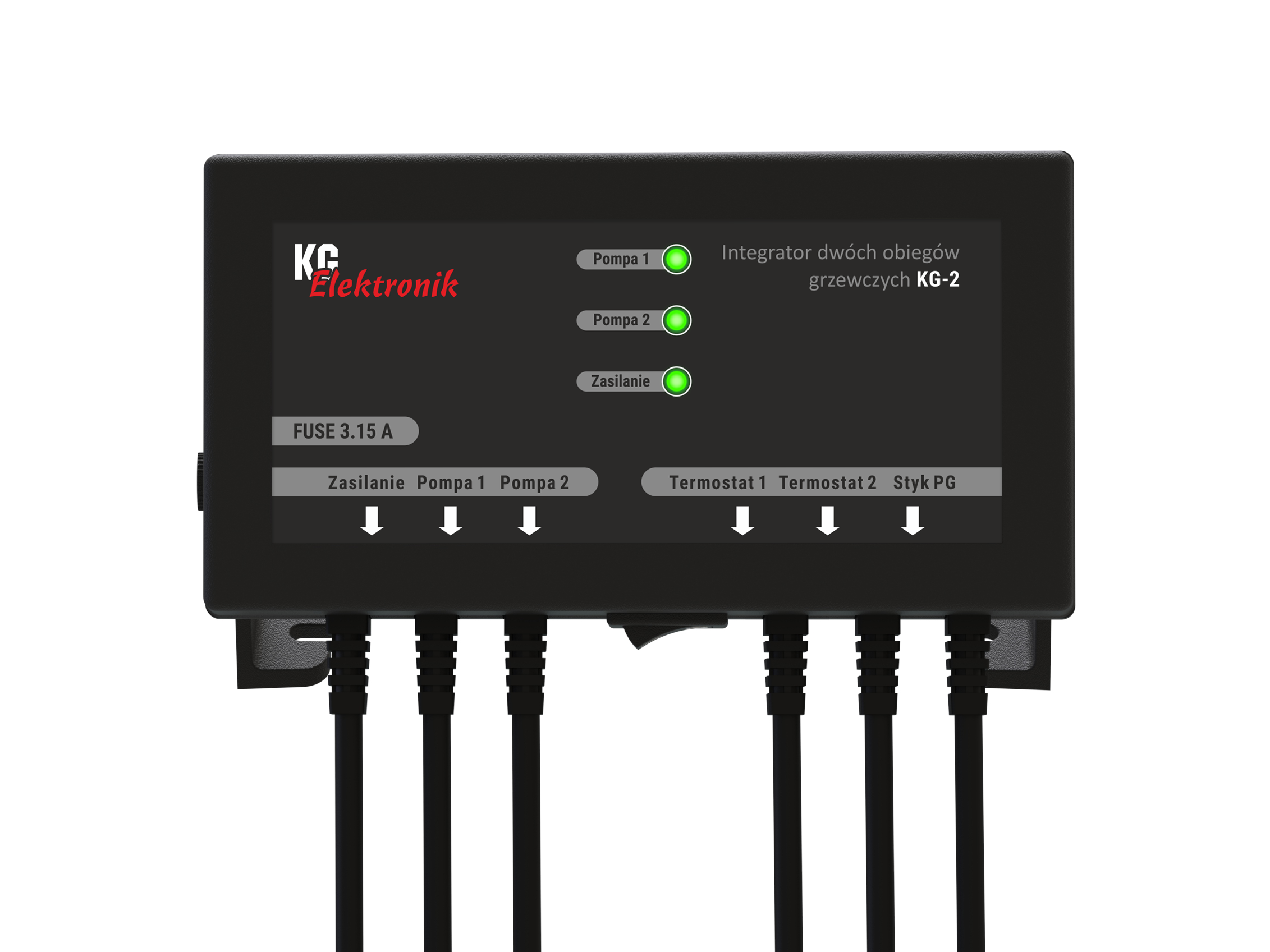 Sterownik KG-2   Integrator dwóch obiegów grzewczych