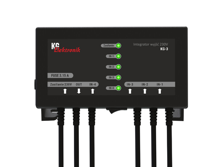 Sterownik KG-3   Integrator wyjść   230V